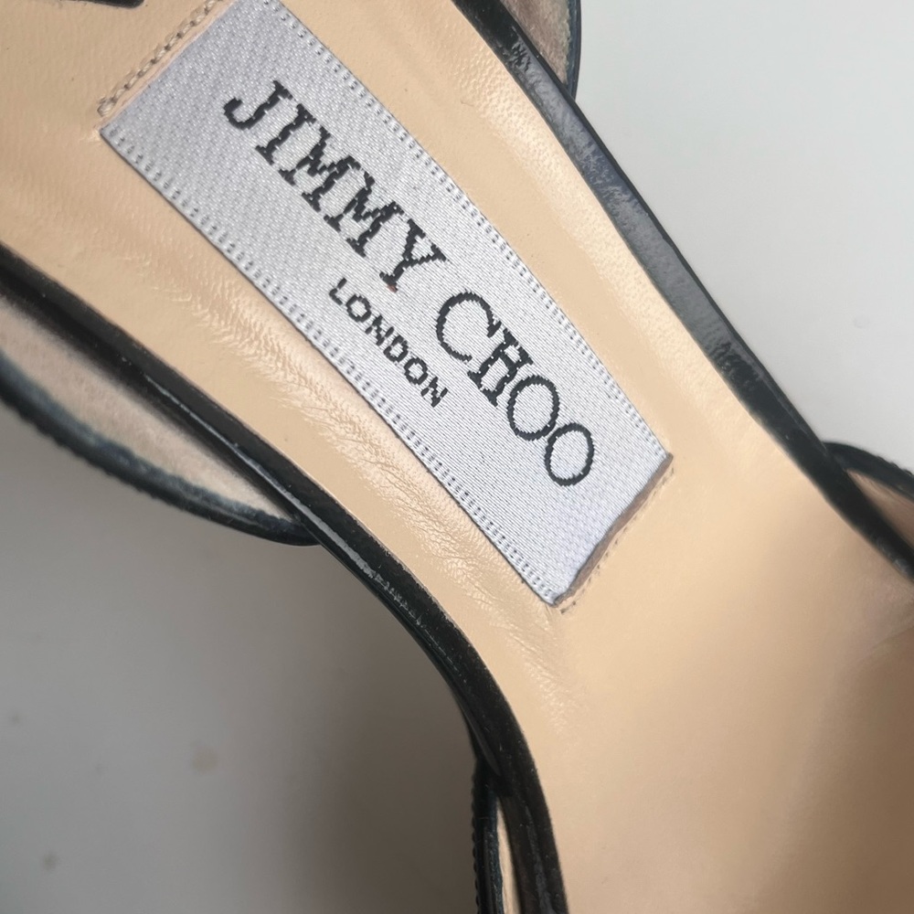 Jimmy Choo Black Patent Leather Women's Shoes - Picture 12 of 15